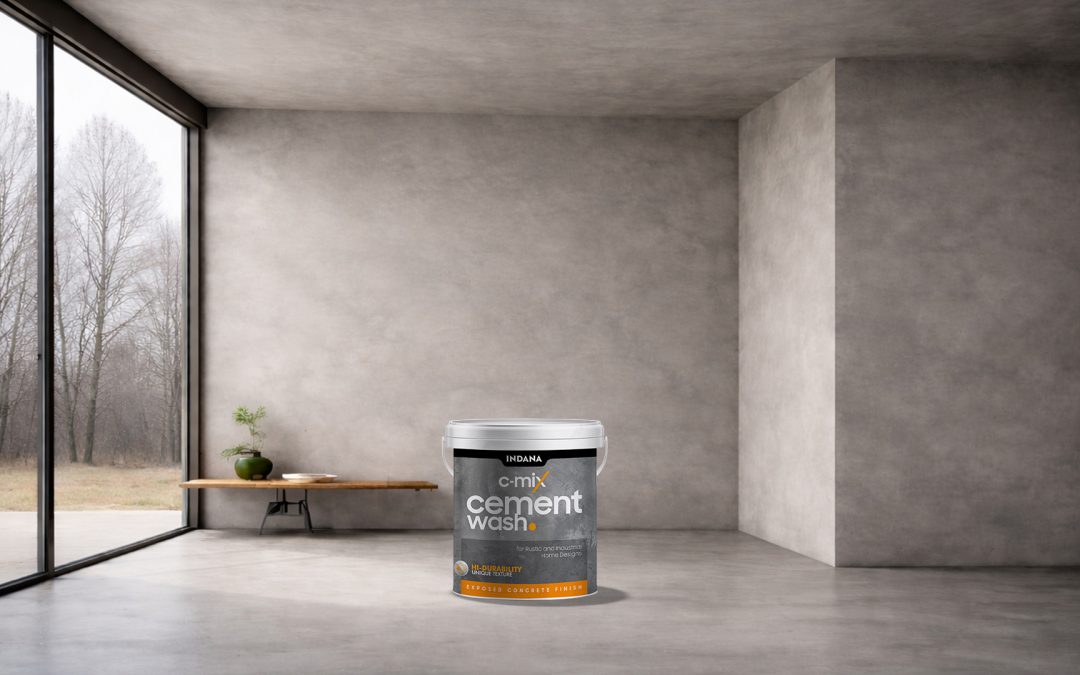 C-Mix Cement Wash: Cat Dekoratif Industrial dengan Tampilan Acian Semen